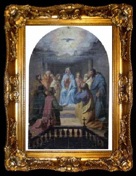 framed  Ivan Grohar Studija za oltarno sliko, ta009-2